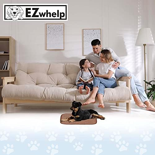 EZwhelp Reusable Dog Pee Pads, Washable Waterproof Puppy Training Pad 17x20