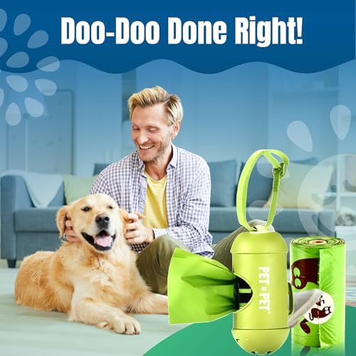 Pet N Pet Dog Poop Bags Rolls, 720 Count, Unscented, with Dispenser Thick
