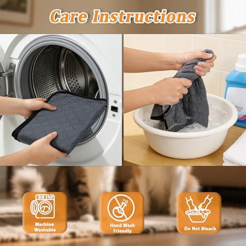 Washable Pee Pads for Dogs 2 Pack Reusable Puppy Pads Super Absorbent Waterproof Non Slip Dog Potty Training Pad 28x40 Inch for Crate Playpen Floor Protection