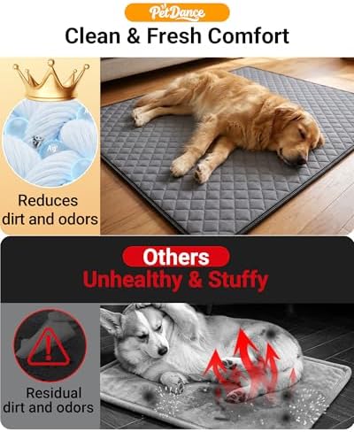 【Multi-Cycle & Odor Control】 PetDance Dog Pee Pads Infused Silver Ion Tech