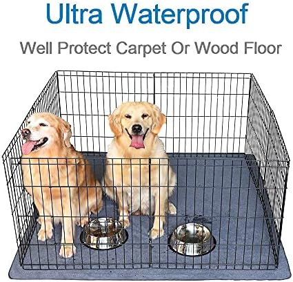 Peepeego 2PCS Pee Pads 54"x54", Washable, Slip Resistant, Waterproof Rugs for Training