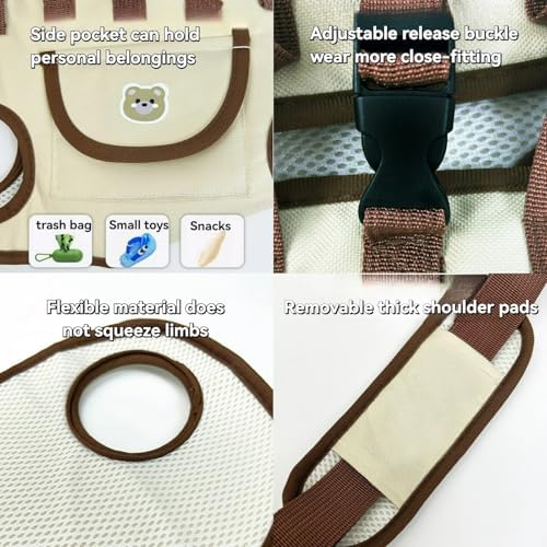 Cat Puppy Carrier Crossbody Bag (Bag+Strap+Leash 3pc,Large)