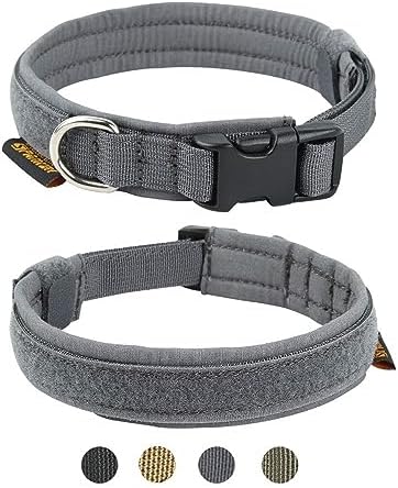 EXCELLENT ELITE SPANKER Military Nylon Small Puppy Dog Collar with Padded