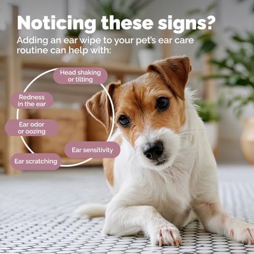 Vetnique Oticbliss Dog Allergy Ear Drops & Advanced Cleaning Wipes Bundle