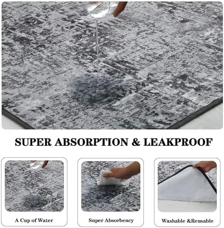 Qeils Washable Pee Pads for Dogs, Reusable Puppy Pads 18"x 24" 2 Pack