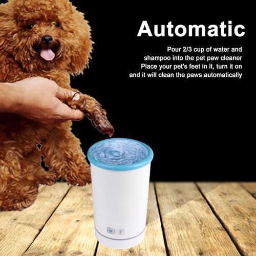 Automatic Dog Washer Cup, USB Charging Electric Pet Foot Cleaner