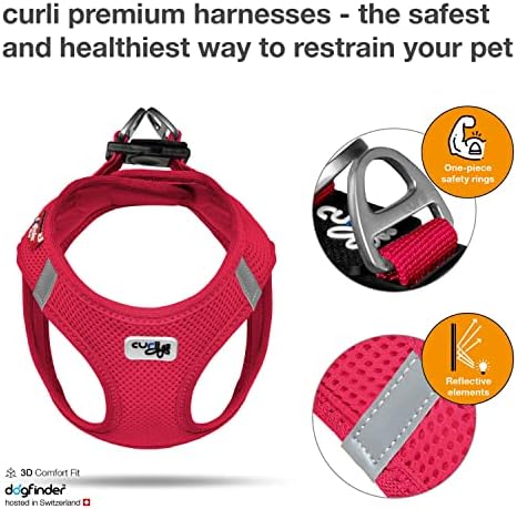 Curli Vest Harness Air-Mesh Skyblue S