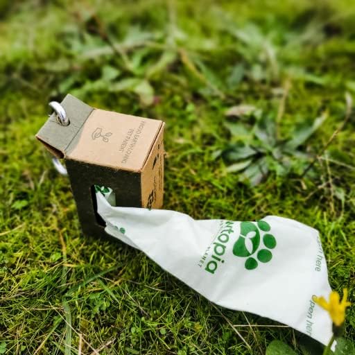 Pawtopia Biodegradable Dog Poop Bags, 60 Count, Certified Home Compostable, Leak-Proof, Easy Open, Standard Size, Supports Sustainable Living