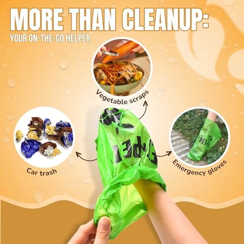 Pet N Pet Dog Poop Bags Rolls, 270 Count, Plant Based, Unscented, Green
