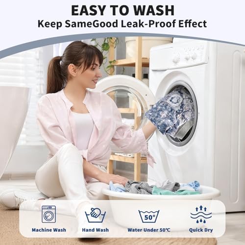 Washable Pee Pads for Dogs and Cats 2 Pack Reusable Puppy Training Pads 41"x36" Super Absorbent Waterproof Dog Training Pads, Non-Slip and Leak-Proof Whelping Pads for Pet Housebreaking Deep Blue
