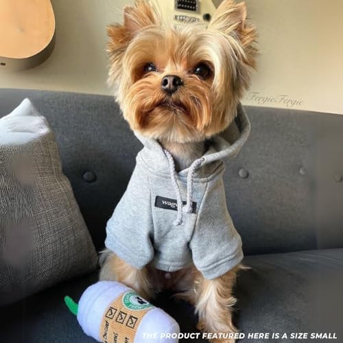Haute Diggity Dog Starbarks Coffee Cup Plush Dog Toy, Drink Parody Chew Toy