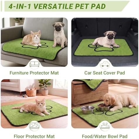 Reusable Washable Dog Pee Pads, Leakproof Puppy Pad（24"x 36"