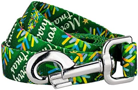 Country Brook Petz - Christmas Cheer Everyday Dog Leash Limited Edition - Christmas Collection Featuring Festive Designs (6 Foot, 1/2 Inch Wide)