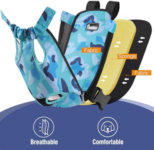Pawaboo Pet Front Carrier Backpack for Small Medium Dogs