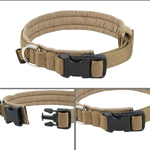 EXCELLENT ELITE SPANKER Military Nylon Small Puppy Dog Collar with Padded