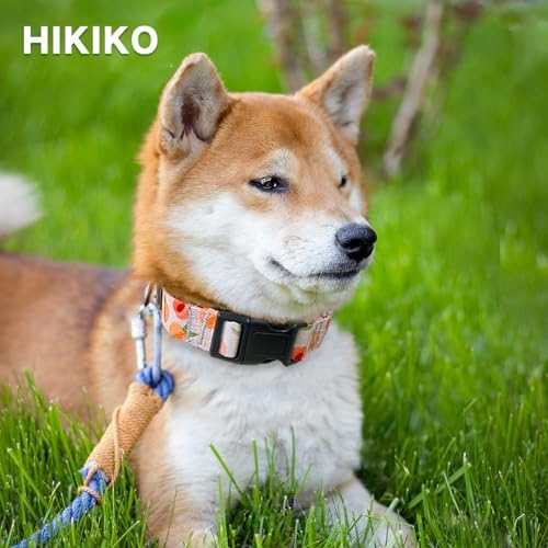 Hikiko Martingale Collar for Dogs with Special Pattern,Adjustable,S