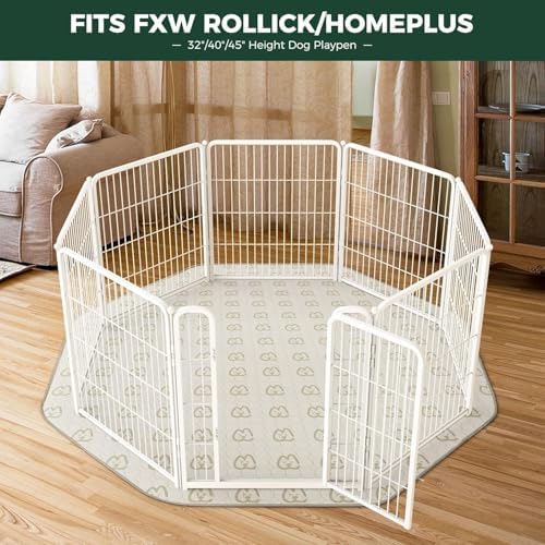 FXW Washable Pee Pads for Dogs, Super Absorbent, 34" Octagon, 1 Pack