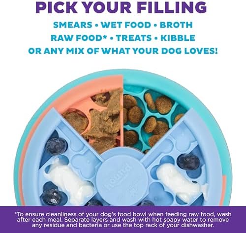 Outward Hound Nina Ottosson Lickin’ Layers 3-in-1 Dog Toy Treat Puzzle, 7"