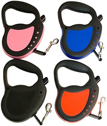 Hyper Pet Retractable Dog Leash, 16 ft. Walking Leash for Dogs up to 40 lbs., Medium, Pink