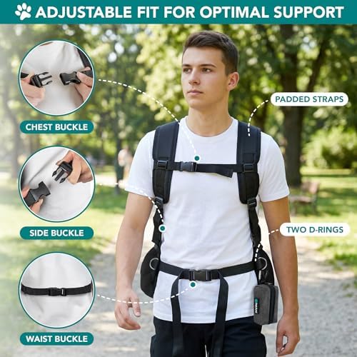 PetAmi Dog Carrier Backpack, Hands Free Front Pet Carrier, 10 lbs, Black
