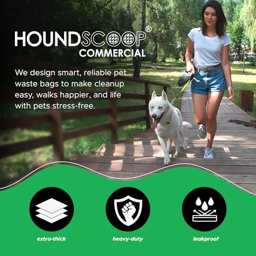 800 Ct XL Pull-Strap Header Dog Waste Bags for HOA Stations