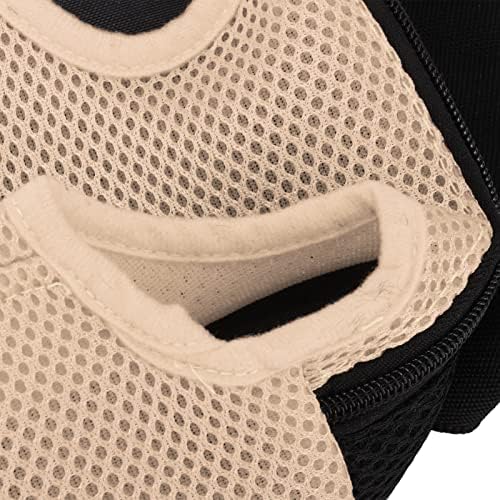 Pet Front Carrier Backpack, Pet Chest Backpack Elastic Opening for Motorcycle for Travel for Bike for Hiking (S)