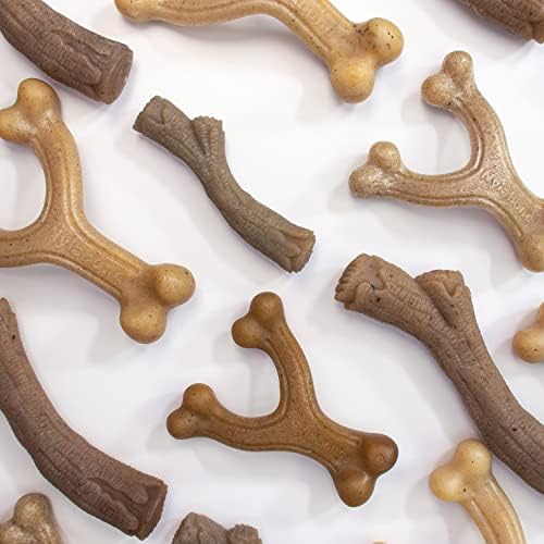 Nylabone Strong Chew Gourmet Style Wishbone Dog Chew Toy, Chicken Flavor