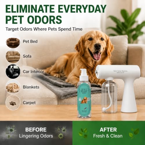 Pet & Home Odor Eliminator Bio-Enzyme Concentrate Spray Gun Kit