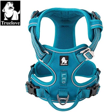 TRUE LOVE Dog Harness No Pull Nylon Reflective Pet Harness Adjustable Comfortable Control Step-in Brilliant Colors Truelove TLH56512