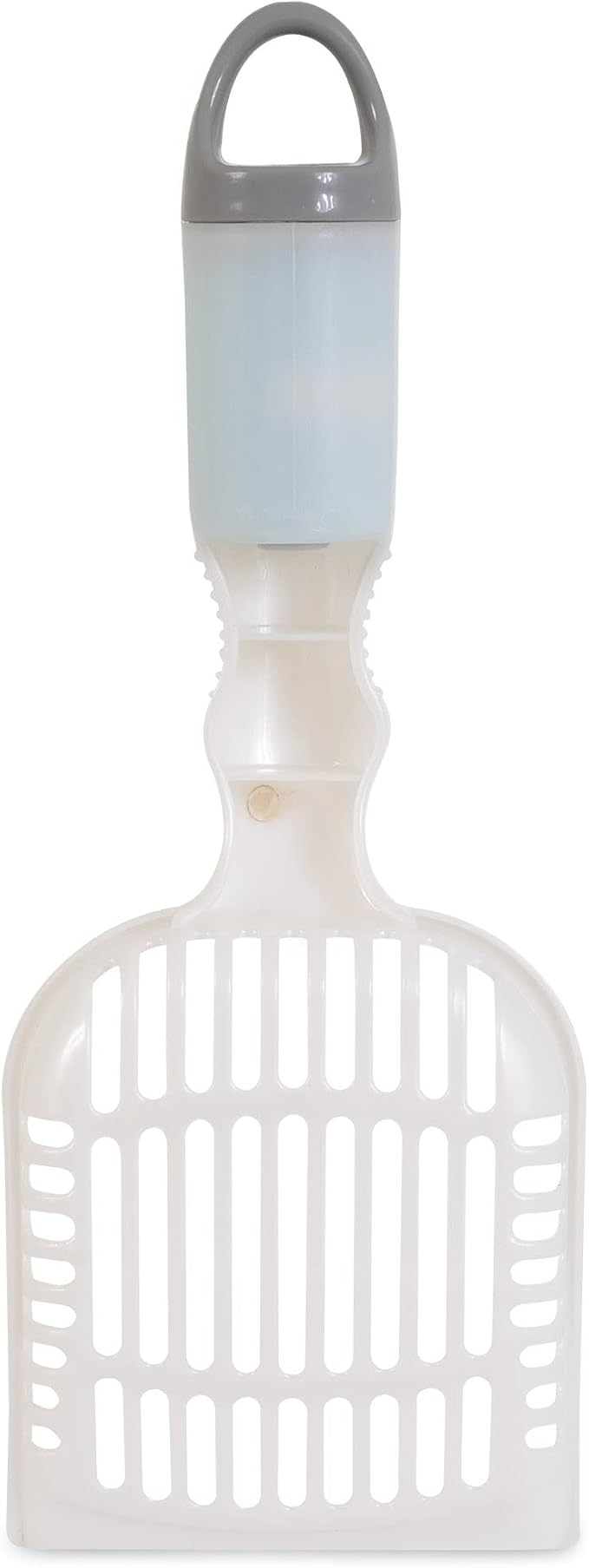 Arm & Hammer Deluxe 2-in-1 Cat Litter Scoop with Built In Waste Bag Dispenser, Comes with 12 Waste Bags, Colors May Vary
