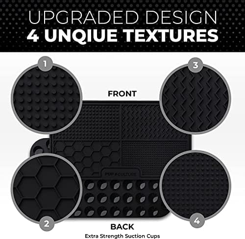 Pup Culture Dog Lick Mat for Dogs (2 Pack), Feeding Pad for Anxious Pets Plus 4 Different Puzzles for Mental Stimulation for Dogs - Supports Mental, Dental, and Digestive Health - Heavy Duty