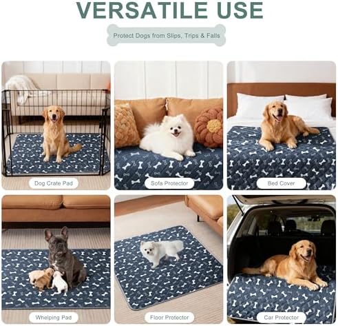 Eterish Washable Pee Pads for Dogs Extra Large 36'' x 48'' 2 Pack