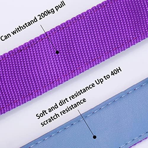 Microfiber Leather Nylon Personalized Dog Collars with Name