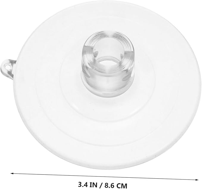 Toyvian 8Pcs Cat Window Perch Suction Cup Strong Crosshole Ring Design for Cats Transparent Window Mounts for Efficient Space Management Smooth Surfaces