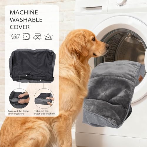 Orthopedic Dog Bed for Large Dogs, Supportive Dog Couch Bed