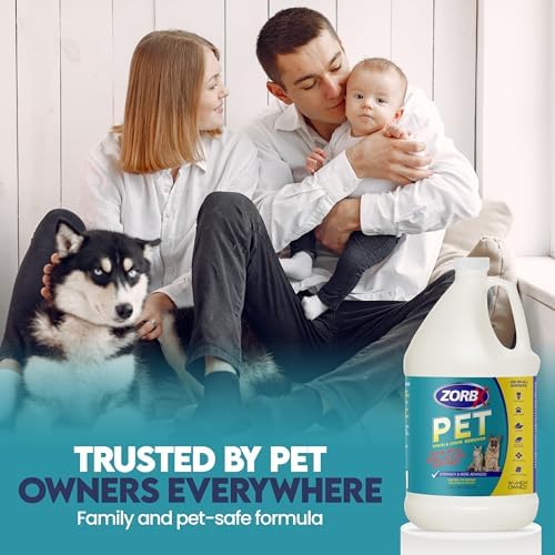 ZORBX Dual Action Pet Stain & Odor Remover 128 oz Refill