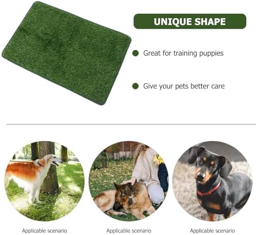 Decorative Fake Grass Pet Pee Pad Wear-Resistant Portable Mat for Dogs and Cats Use for Training and Pet Accessories
