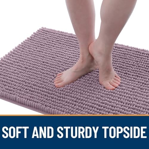 OLANLY Dog Door Mat for Muddy Paws 44x24, Extra Absorbent Chenille Mud Mat