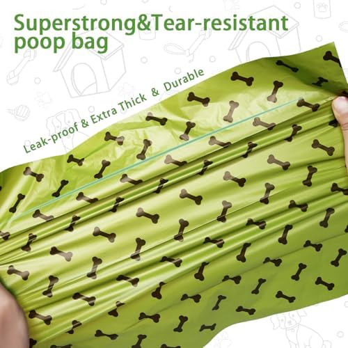 HZDHCLH Dog Poop Bags 270 Count Extra Thick Lavender Scented Pet Waste Bags