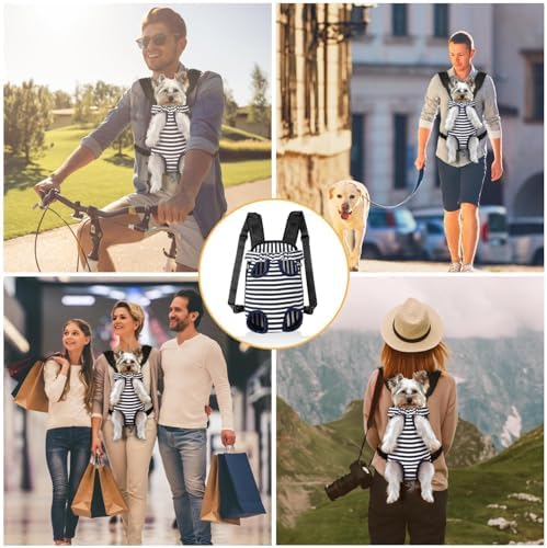 YUDODO Pet Dog Carrier Backpack Adjustable Front Carrier for Small Dog Cat