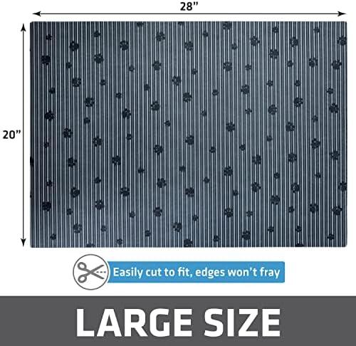 Drymate Cat Litter Box Mat, Litter Trapping Mat, Dark Grey, 20x28