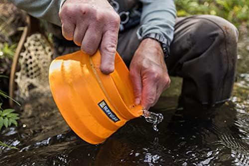 Ruffwear, Bivy Collapsible Dog Bowl, 60 fl oz, Salamander Orange, Medium