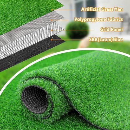 Artificial Grass Rug Turf for Dogs Indoor Outdoor Fake Grass for Dogs Potty Training Area Patio Lawn Decoration (59.1 x 39.3 Inch (Pack of 1))