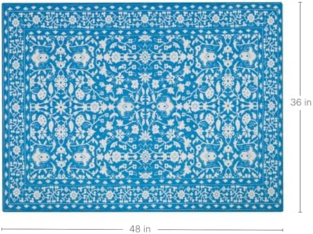 Lovewag Reusable Washable Dog Pee Pads, Teal Paradise 36x48, 2 Pack
