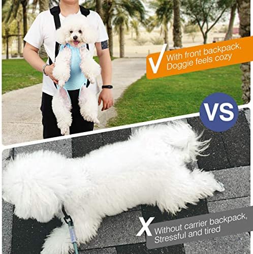 Pawaboo Pet Front Carrier Backpack for Small Medium Dogs