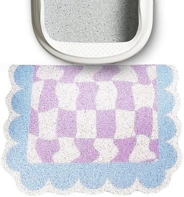 Lukamoo® Cute Cat Litter Mat (Blue, Medium (24'' x 16''))