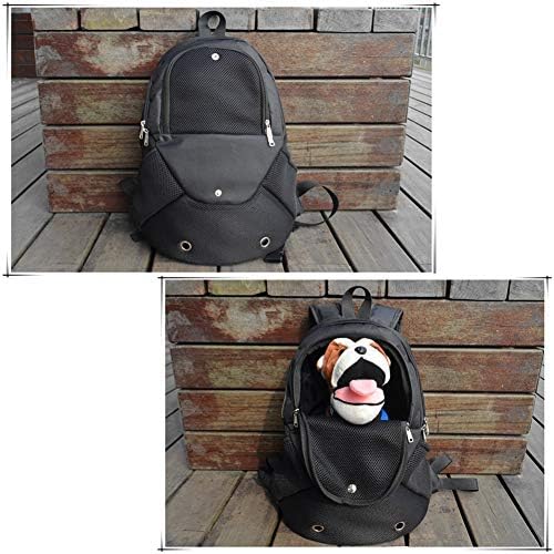 ETOPARS Carrier Backpack for Cats and Small Dogs, Dog Bag Travel Carrier with Mesh Window for Walking Hiking Bike Camping Outdoor, Holds Dogs up to 4 kg