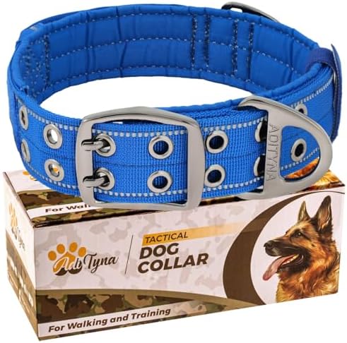 ADITYNA Heavy Duty Dog Collar for Medium Dogs with Traffic Handle