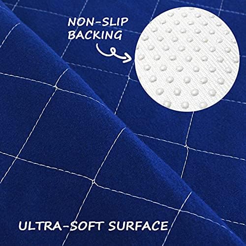 2 Pack Washable Pee Pads for Dogs, Reusable 36" Round Whelping Pads