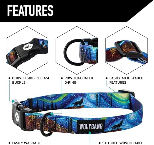 Wolfgang Venture Dog Collar Starrywolf S
